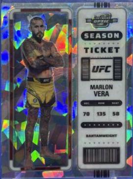 Marlon Vera 2023 Panini Chronicles UFC Base Contenders Optic Season Ticket #357 Silver