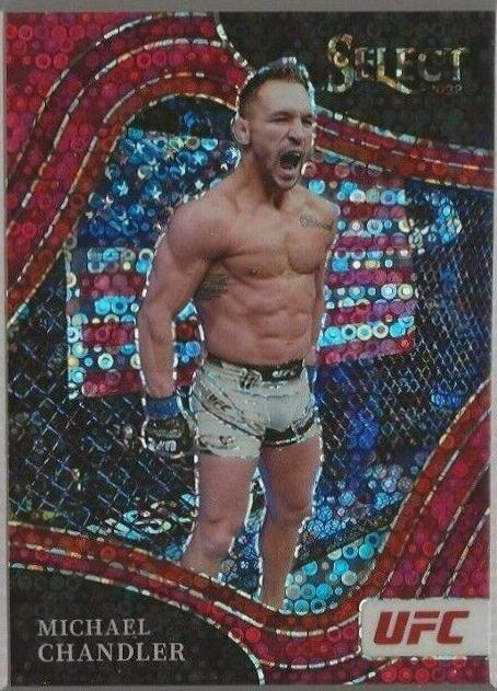Michael Chandler 2022 Panini Select UFC Octagonside #217 Red Disco