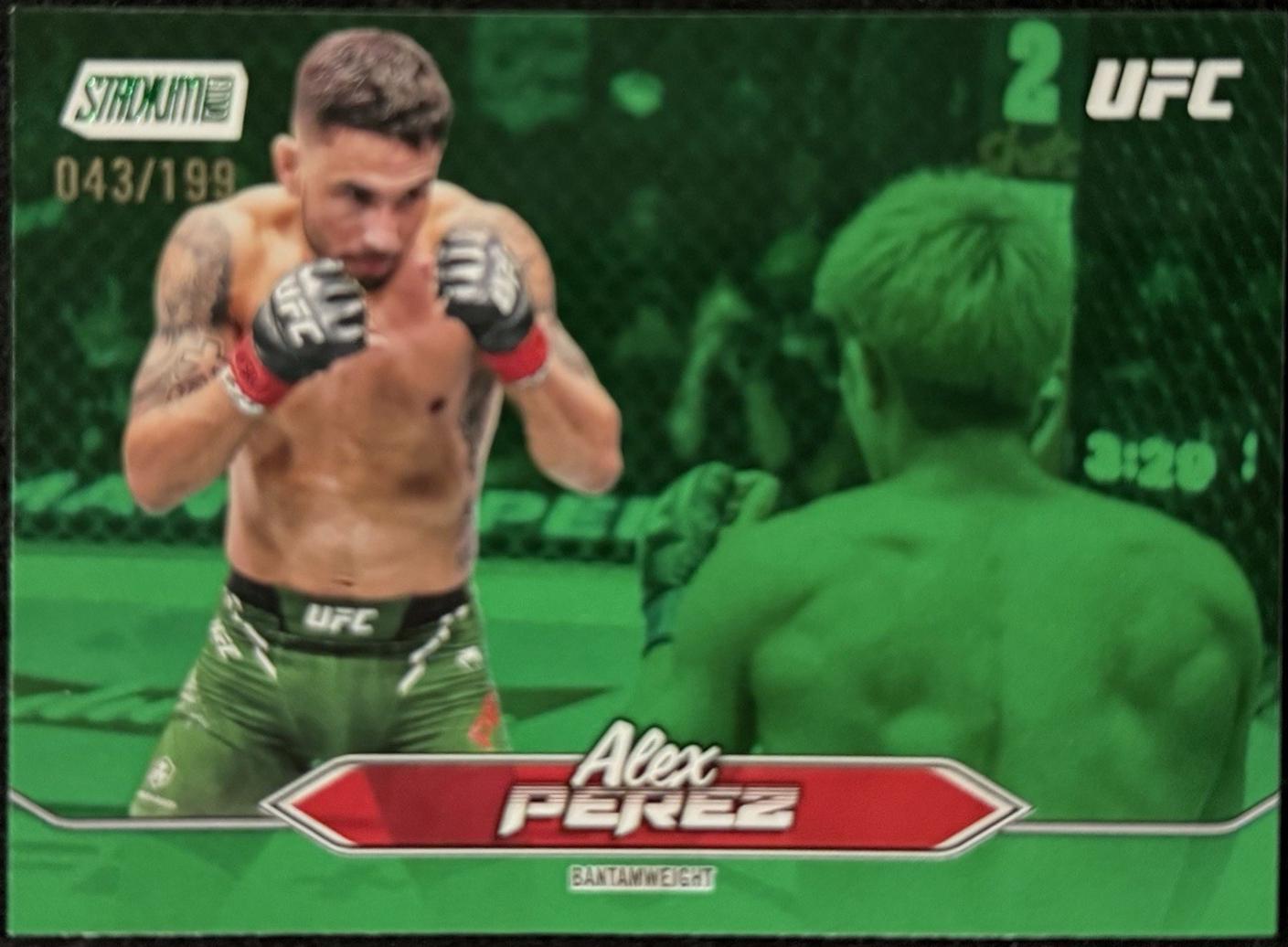 Alex Perez 2025 Topps Stadium Club UFC Base #21 Green