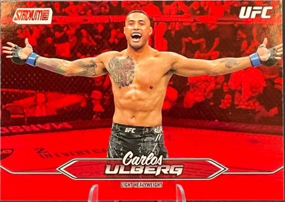 Carlos Ulberg 2025 Topps Stadium Club UFC Base #54 Red