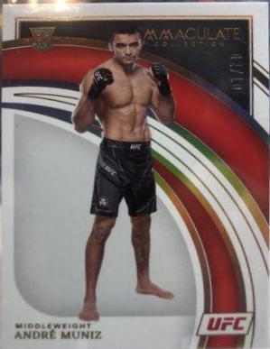 Andre Muniz 2022 Panini Immaculate UFC Base #47 Gold