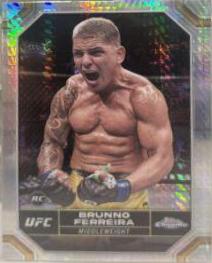 Brunno Ferreira 2024 Topps Chrome UFC Base #3 Prism Refractor