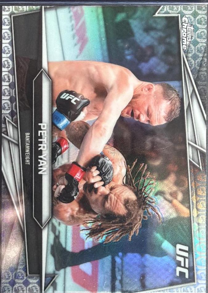 Petr Yan 2026 Topps Chrome UFC Base #53 UFC Glove Refractor