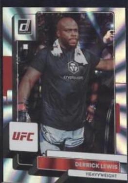 Derrick Lewis 2023 Panini Donruss UFC Base #130 Laser