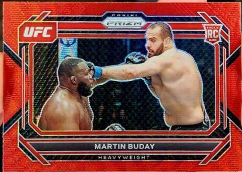 Martin Buday 2023 Panini Prizm UFC Base #37 Ruby Wave