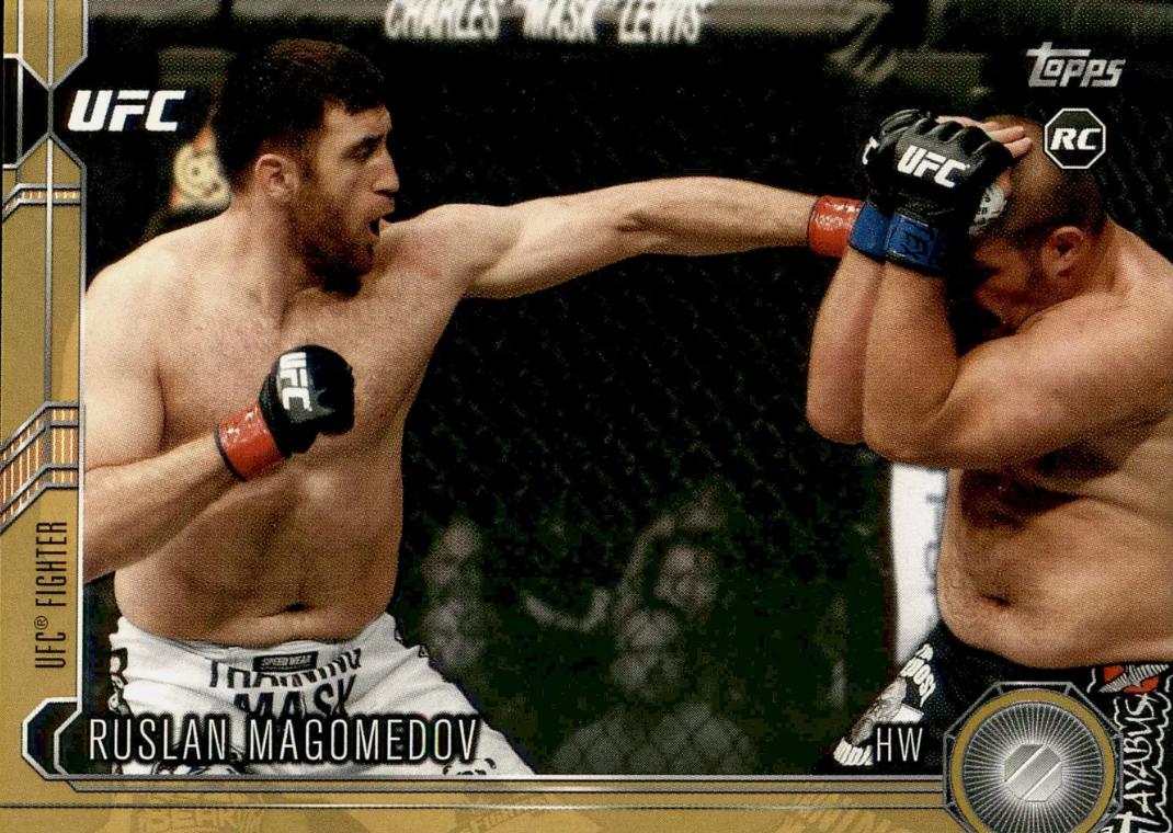Ruslan Magomedov 2015 Topps UFC Chronicles Base #235 Gold