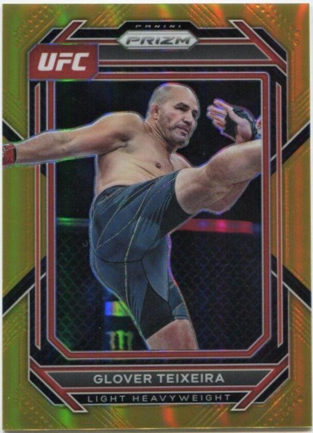 Glover Teixeira 2023 Panini Prizm UFC Base #147 Gold