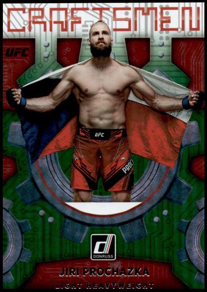 Jiri Prochazka 2022 Panini Donruss UFC Craftsmen #1 Green