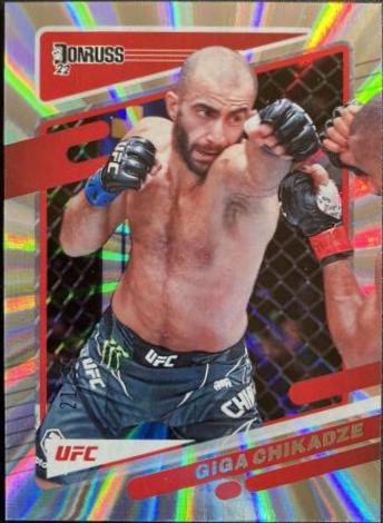 Giga Chikadze 2022 Panini Donruss UFC Base #69 Silver