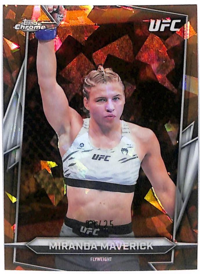 Miranda Maverick 2026 Topps Chrome UFC Base #144 Orange Refractor