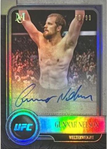 Gunnar Nelson 2019 Topps UFC Museum Collection Museum Autographs #MA-GN