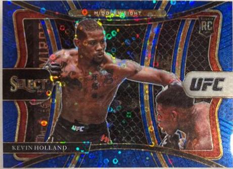 Kevin Holland 2021 Panini Select UFC Premier Level #169 Blue Disco