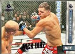 Nick Diaz 2022 Panini Chronicles UFC Base Luminance #153 Purple