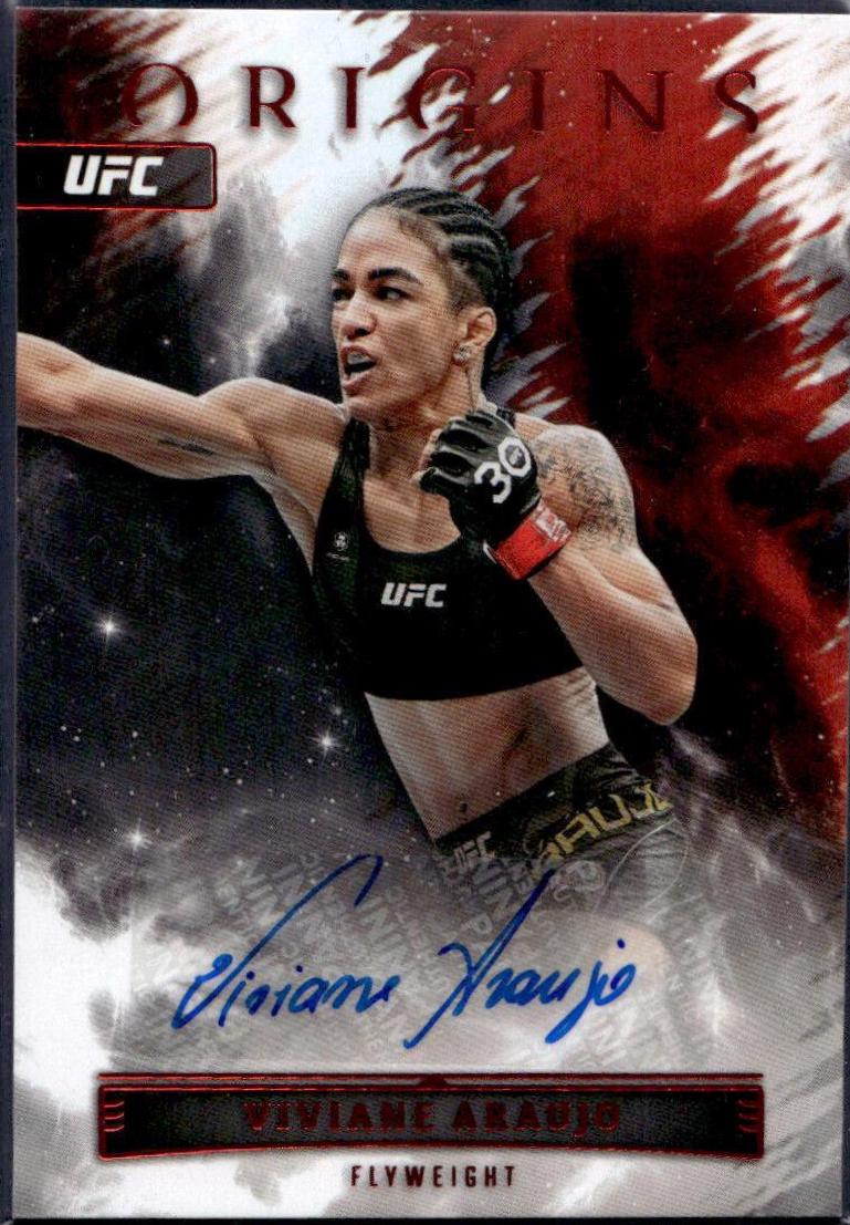 Viviane Araujo 2023 Panini Chronicles UFC Origins Autographs #1 Gold