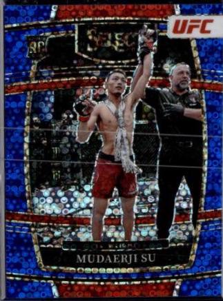 Su Mudaerji 2022 Panini Select UFC Octagonside #206 Blue Disco