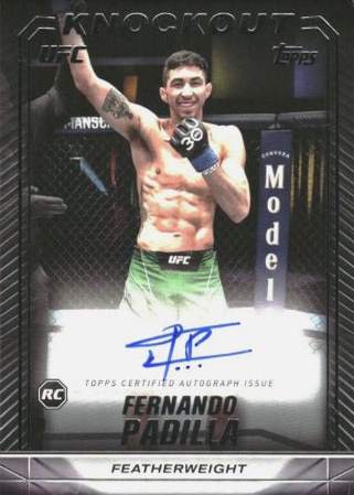 Fernando Padilla 2024 Topps Knockout UFC Knockout Autographs #KNA-FPA Gold
