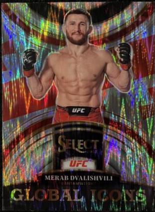 Merab Dvalishvili 2023 Panini Select UFC Global Icons #28 Flash