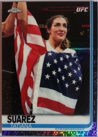 Tatiana Suarez 2019 Topps Chrome UFC Base #29 Black
