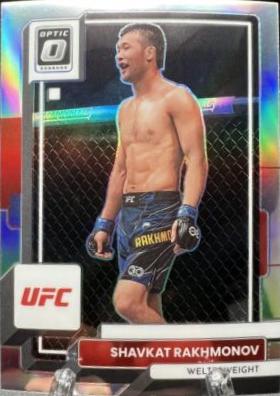 Shavkat Rakhmonov 2023 Panini Donruss Optic UFC Base #63 Holo