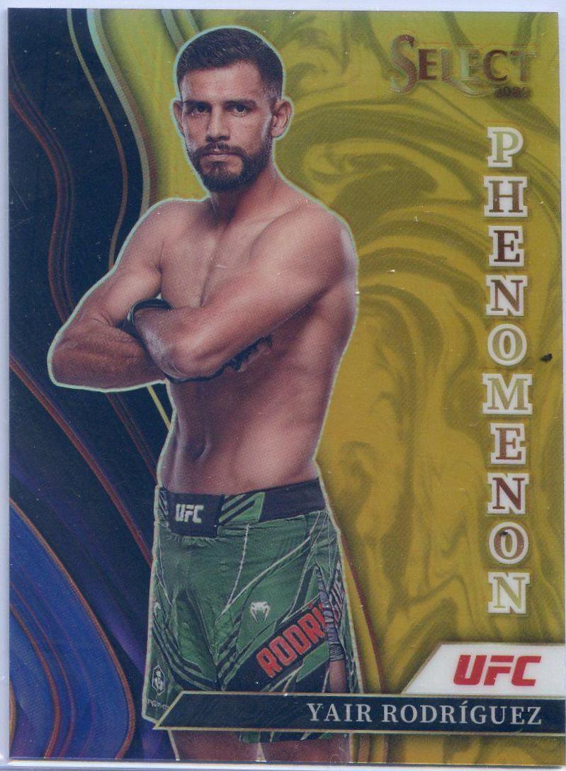 Yair Rodríguez 2022 Panini Select UFC Phenomenon #10 Gold