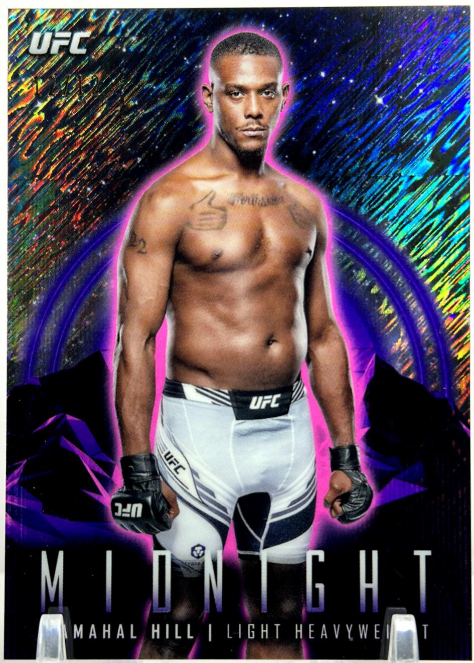 Jamahal Hill 2024 Topps Midnight UFC Base #71 Midnight
