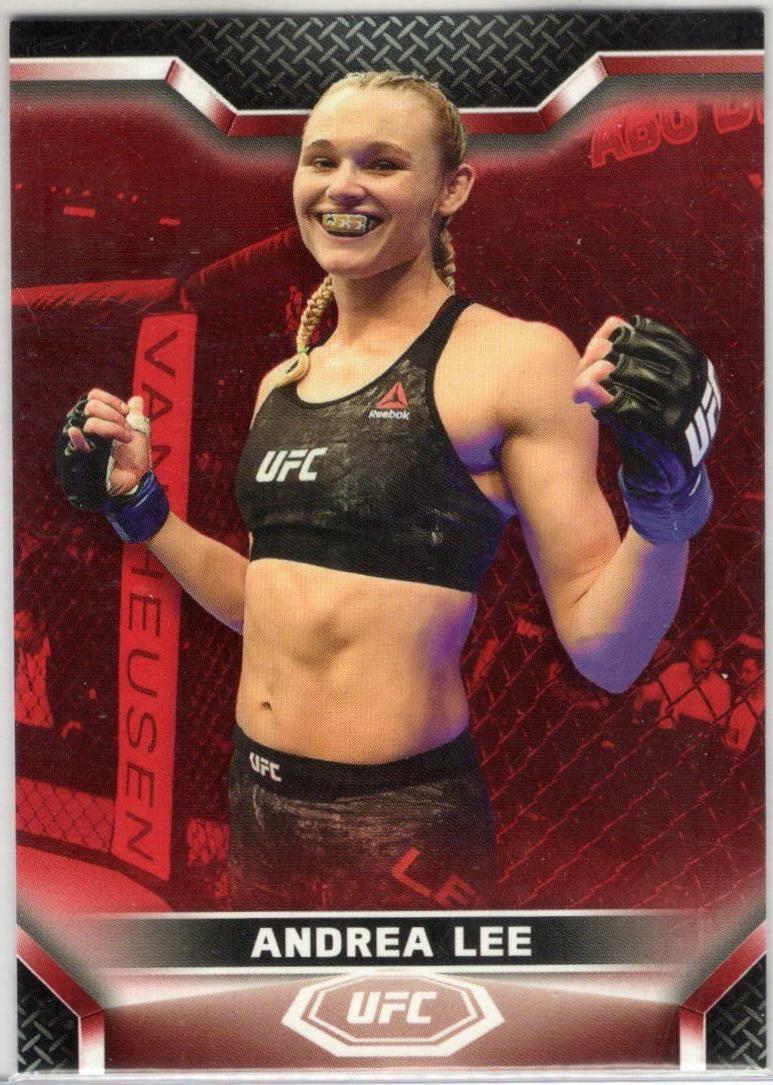 Andrea Lee 2020 Topps UFC Knockout Base #66 Red
