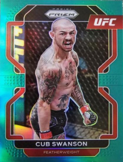 Cub Swanson 2022 Panini Prizm UFC Base #141 Teal