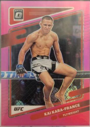 Kai Kara-France 2022 Panini Donruss Optic UFC Base #24 Pink