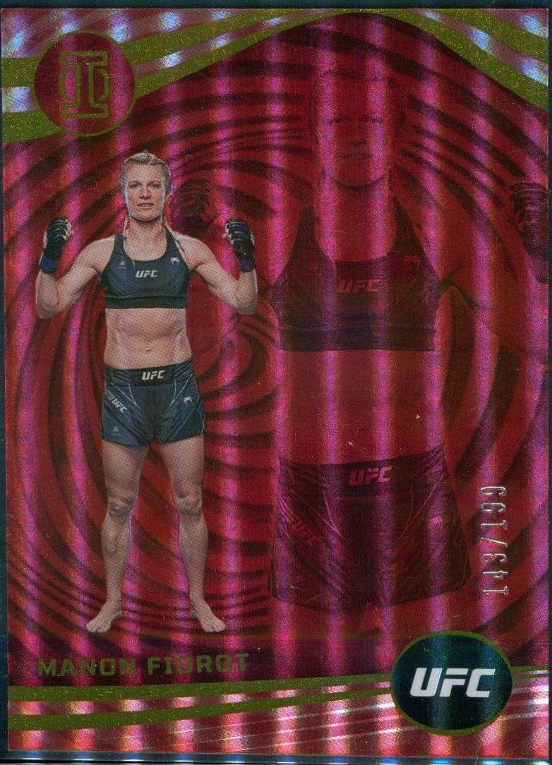 Manon Fiorot 2023 Panini Chronicles UFC Base Illusions #273 Red
