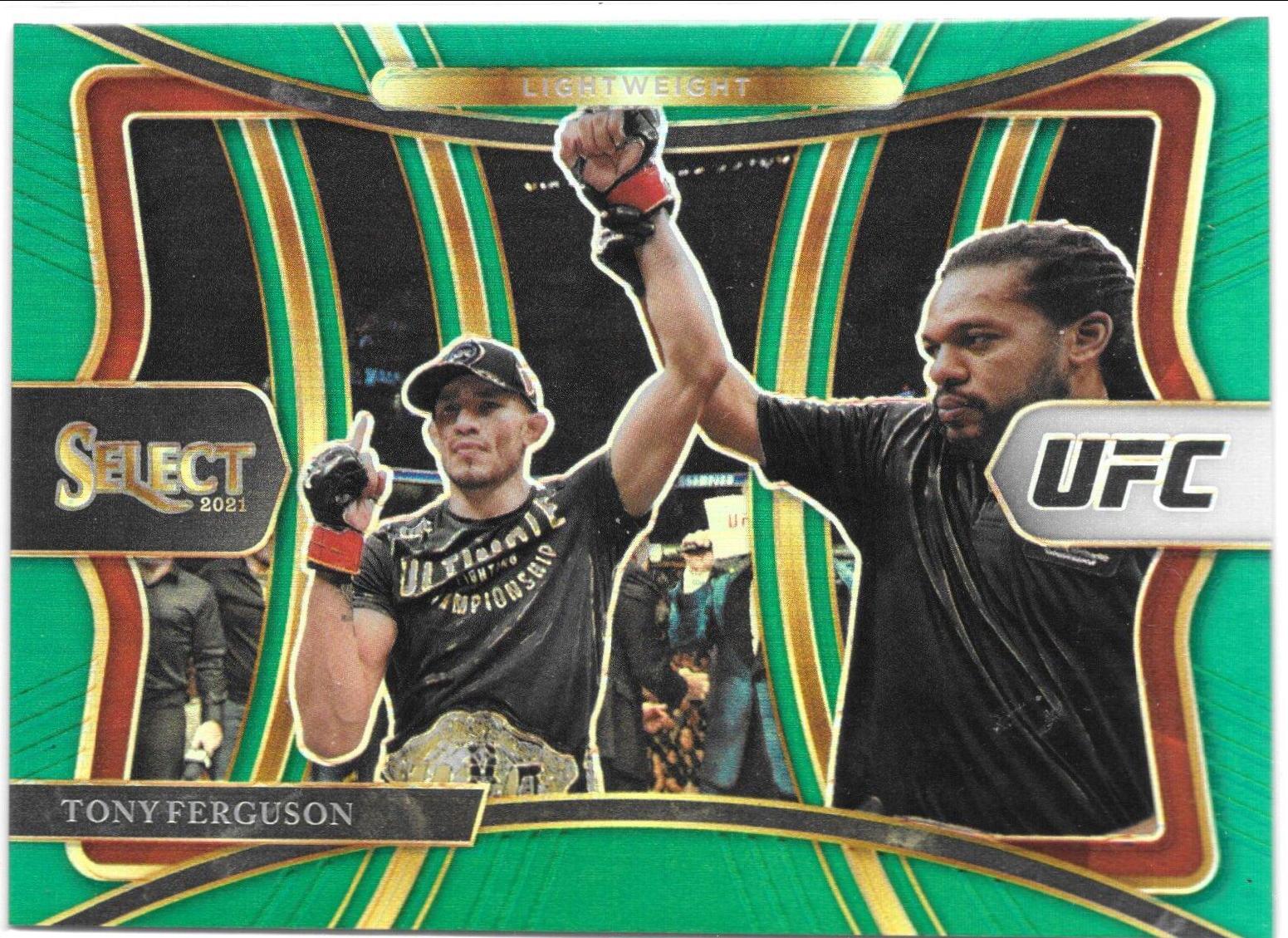 Tony Ferguson 2021 Panini Select UFC Premier Level #110 Green