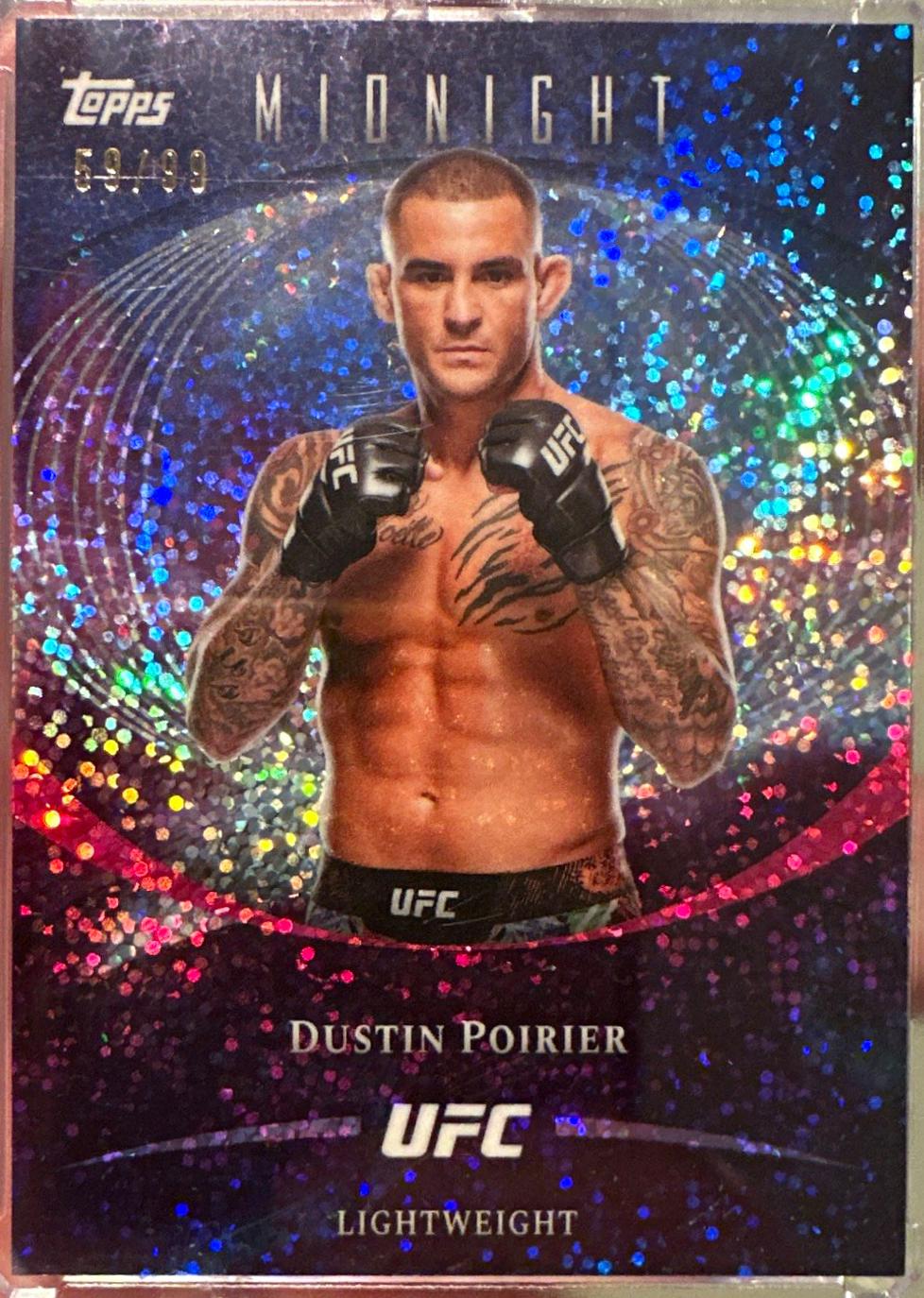 Dustin Poirier 2026 Topps Midnight UFC Base #85 Twilight