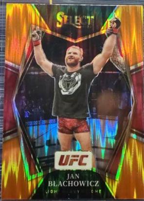 Jan Błachowicz 2022 Panini Select UFC Premier Level #133 Orange Flash