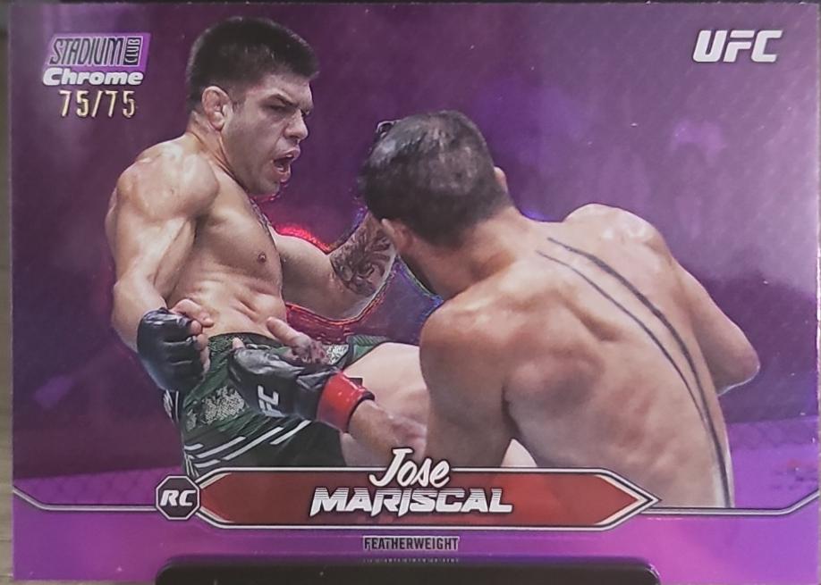 Jose Mariscal 2025 Topps Stadium Club UFC Base Chrome #C-193 Purple Refractor