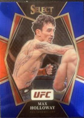 Max Holloway 2022 Panini Select UFC Premier Level #161 Blue