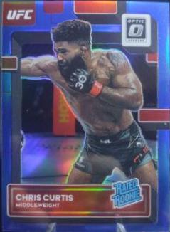 Chris Curtis 2023 Panini Donruss Optic UFC Base #122 Blue