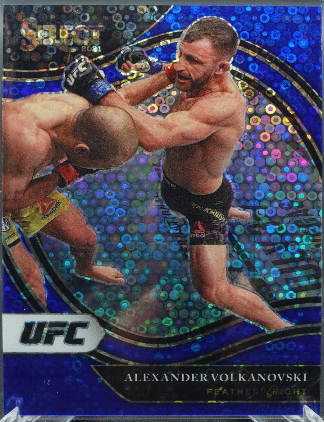 Alexander Volkanovski 2021 Panini Select UFC Octagonside #246 Blue Disco