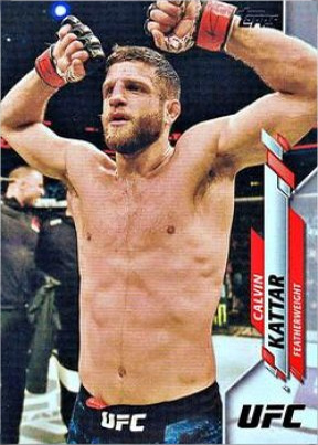 Calvin Kattar 2020 Topps UFC Base #22 Black