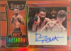 Rob Font 2022 Panini Select UFC Octagon Action Signatures #29 Black
