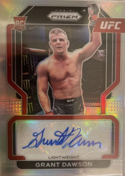 Grant Dawson 2022 Panini Prizm UFC Signatures #SG-GDW Silver