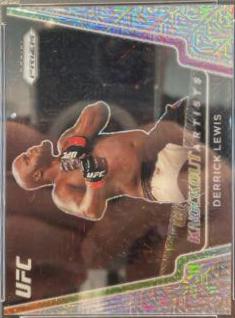 Derrick Lewis 2021 Panini Prizm UFC Knockout Artists #3 Mojo