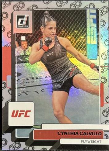 Cynthia Calvillo 2023 Panini Donruss UFC Base #50 30th Anniversary
