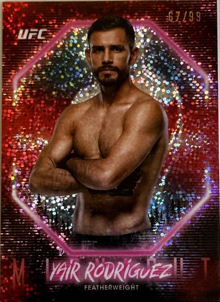 Yair Rodríguez 2025 Topps Midnight UFC Base #7 Twilight
