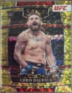 Chris Daukaus 2022 Panini Select UFC Concourse #79 Gold Disco