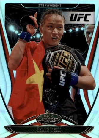 Zhang Weili 2021 Panini Chronicles UFC Base Certified #136 Platinum