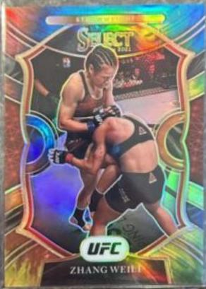 Zhang Weili 2021 Panini Select UFC Concourse #93 Tie Dye