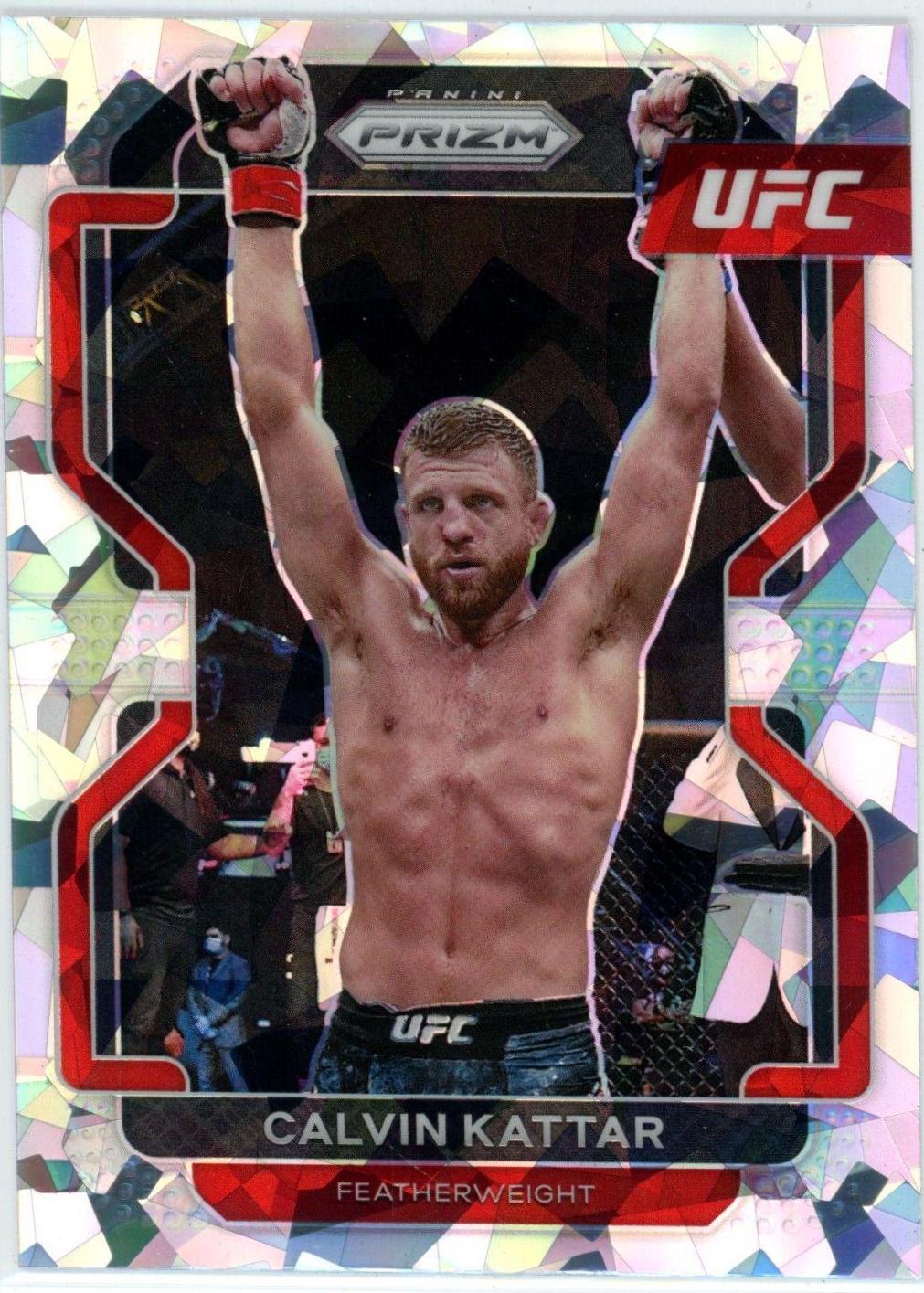 Calvin Kattar 2022 Panini Prizm UFC Base #169 Ice