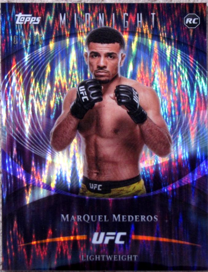 Marquel Mederos 2026 Topps Midnight UFC Base #6 Dusk