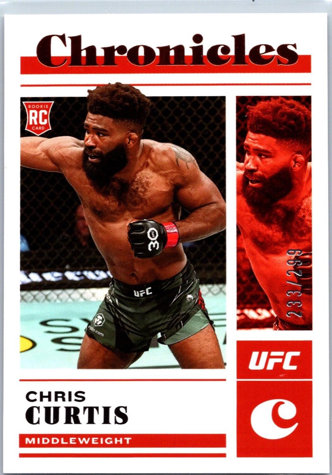 Chris Curtis 2023 Panini Chronicles UFC Base Chronicles #75 Bronze