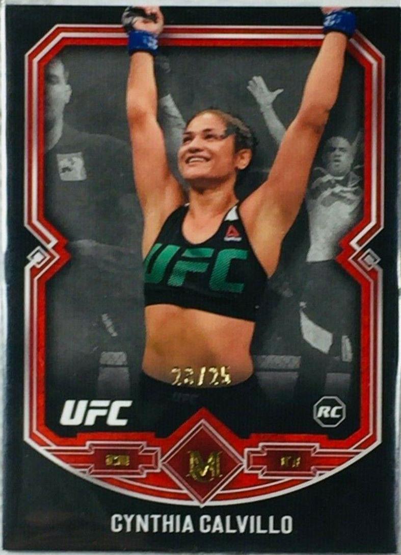 Cynthia Calvillo 2017 Topps Museum Collection UFC Base #18 Ruby