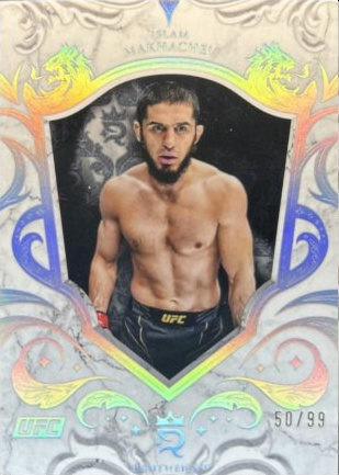 Islam Makhachev 2025 Topps Royalty UFC Base #87 Platinum